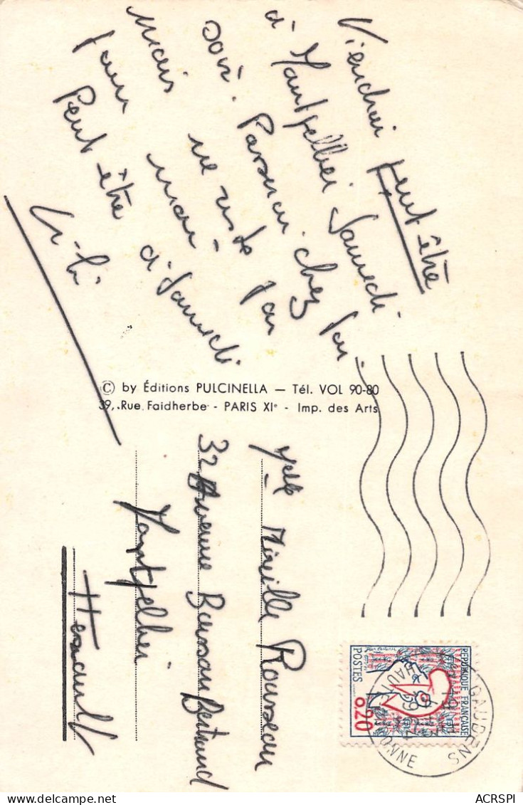 SINE  Maurice Sinet   Illustrateur Le Chat TAIGNE  éditions PULCINELLA  Année 1960  (Scan R/V) N°   53    \MR8076 - Sine