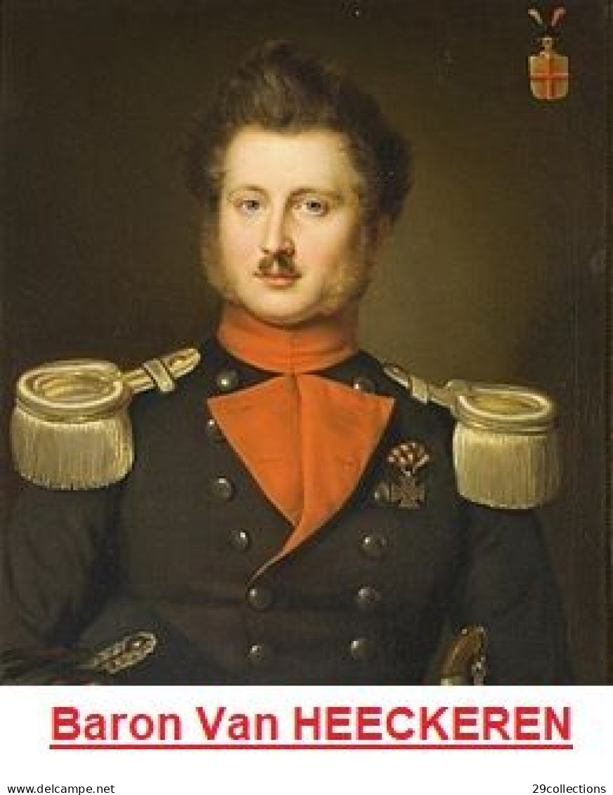 Autographe 1835 Baron VAN HEECKEREN(1808-1875) militaire & Chambellan de GUILLAUME I° Roi des Pays-Bas