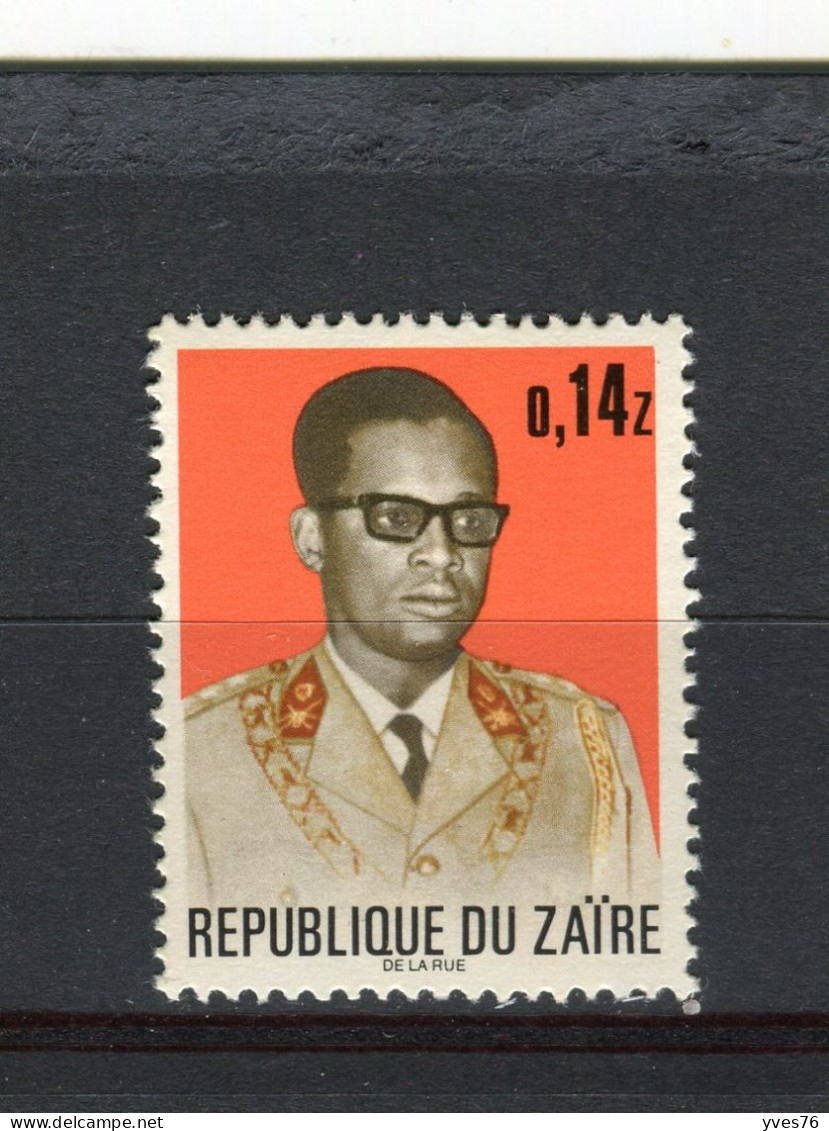 ZAIRE - Y&T N° 828** - MNH - Général Mobutu - Unused Stamps