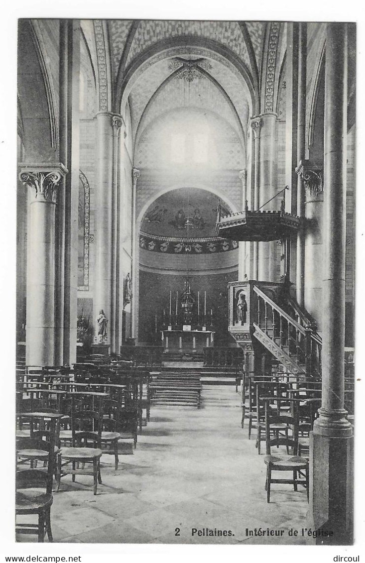 56194  Pellaines  Interieur  De  L'église - Lincent