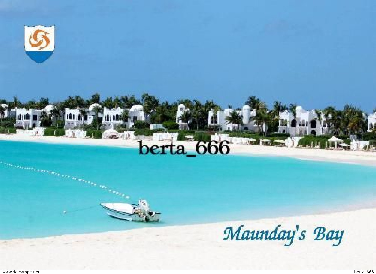 Anguilla Maunday's Bay New Postcard - Vierges (Iles), Britann.