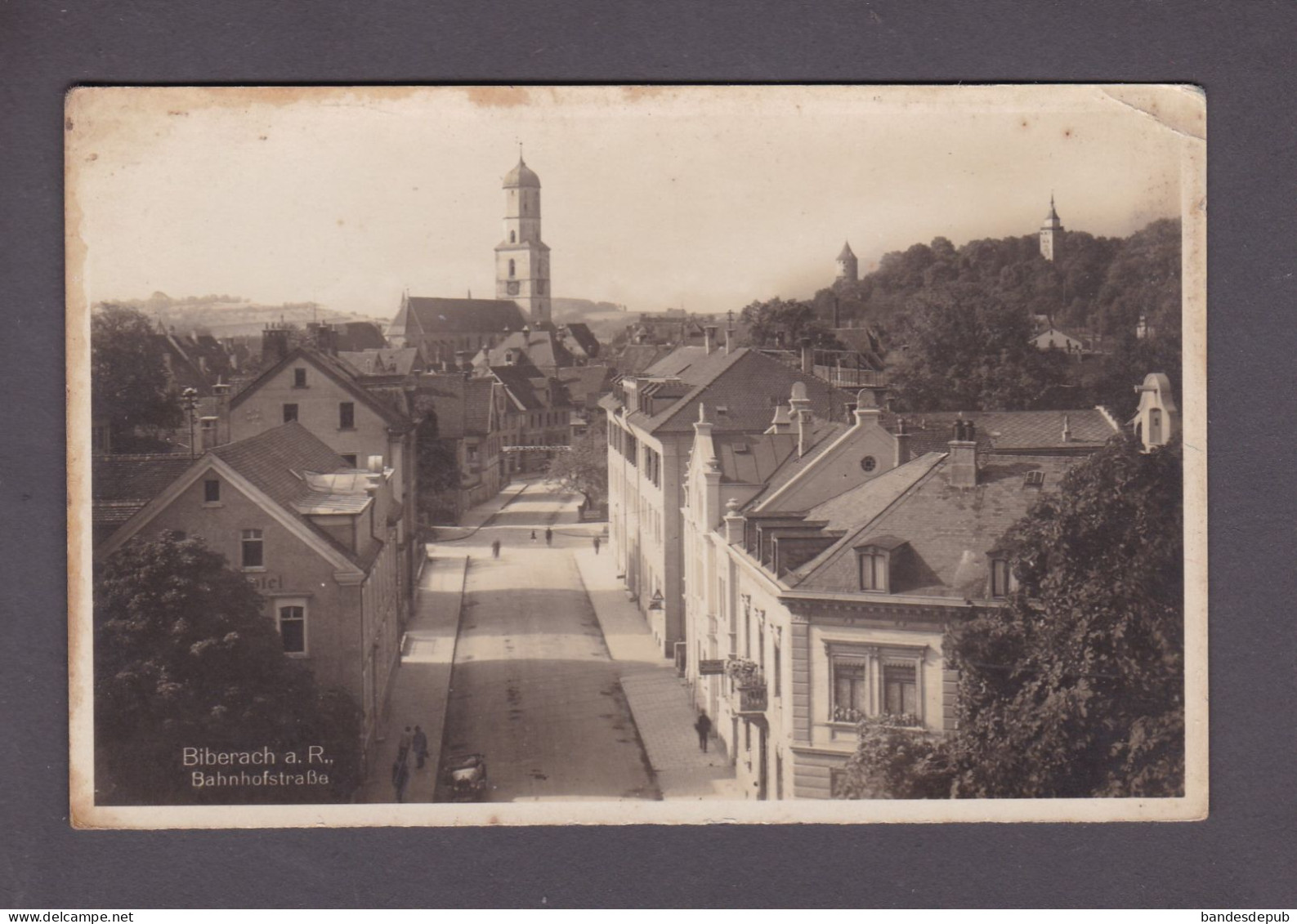 AK Biberach A. R. Bahnhofstrasse  (58768) - Biberach