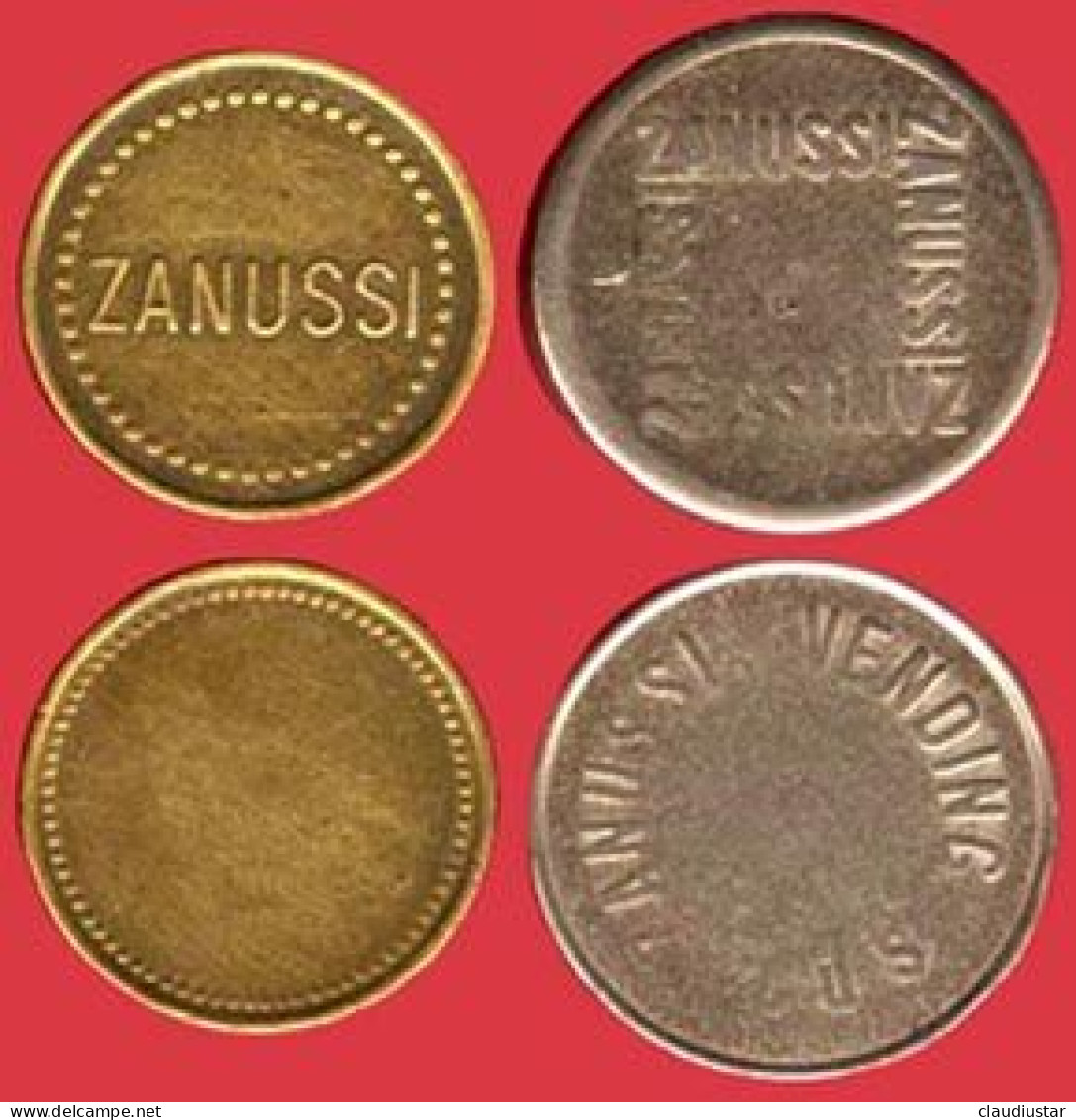 ** LOT  2  JETONS  ZANUSSI ** - Monetary / Of Necessity