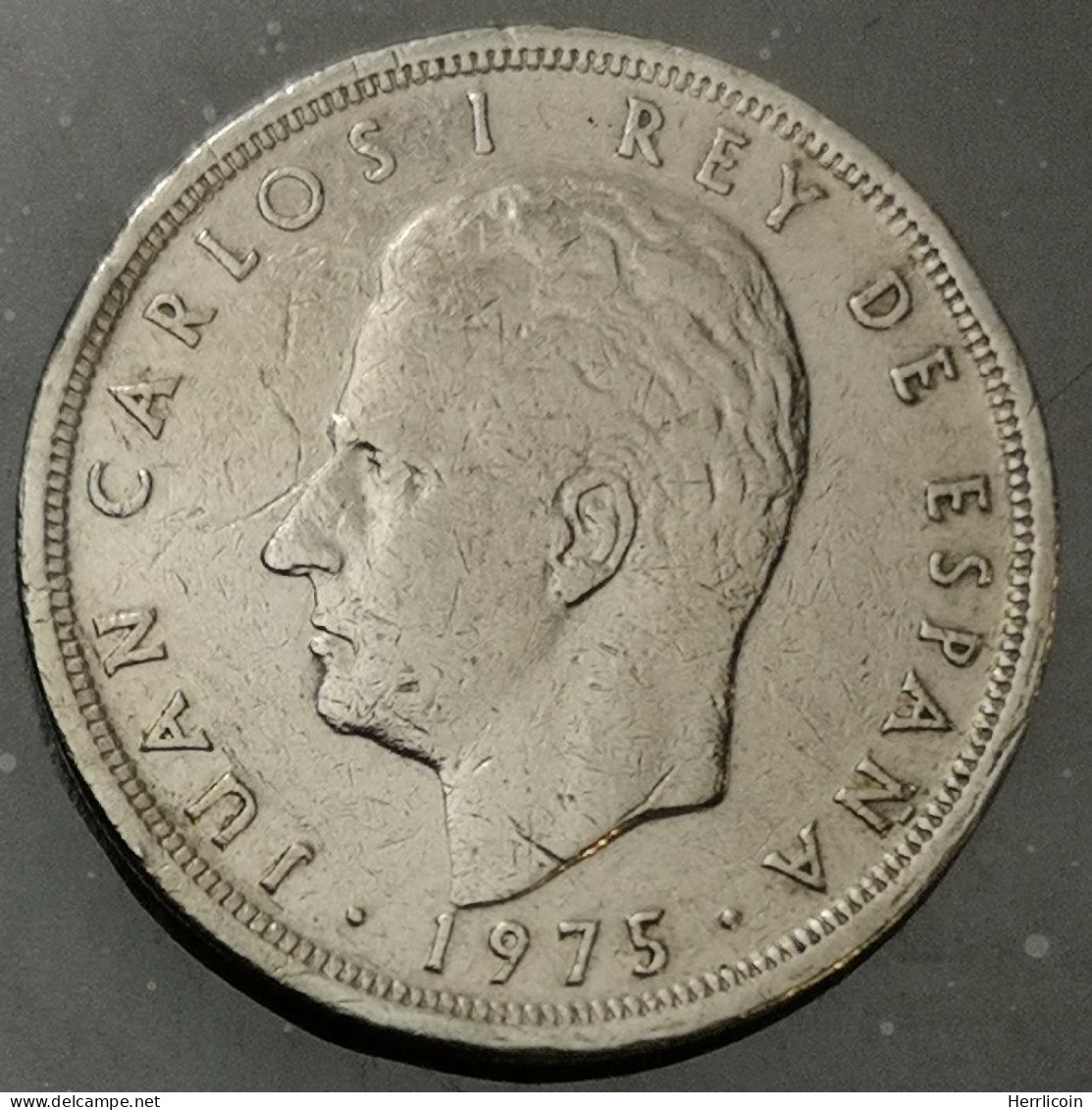 Monnaie Espagne - 1975 (1980) - 5 Pesetas Juan Carlos I étoile - 5 Pesetas