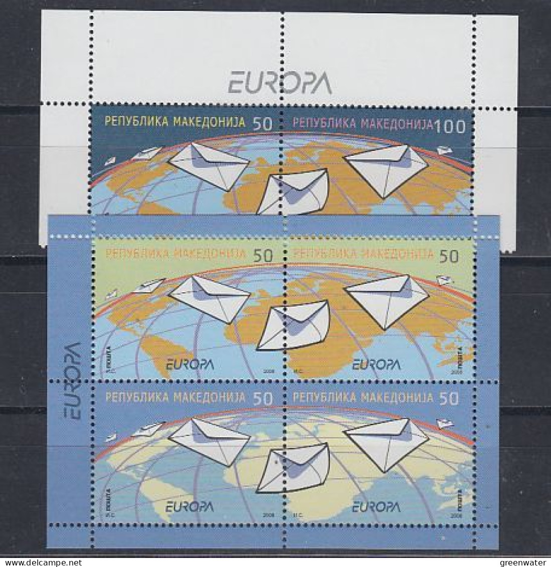 Europa Cept 2008 Macedonia 2v + Bookjlet Pane  ** Mnh (59324) - 2008