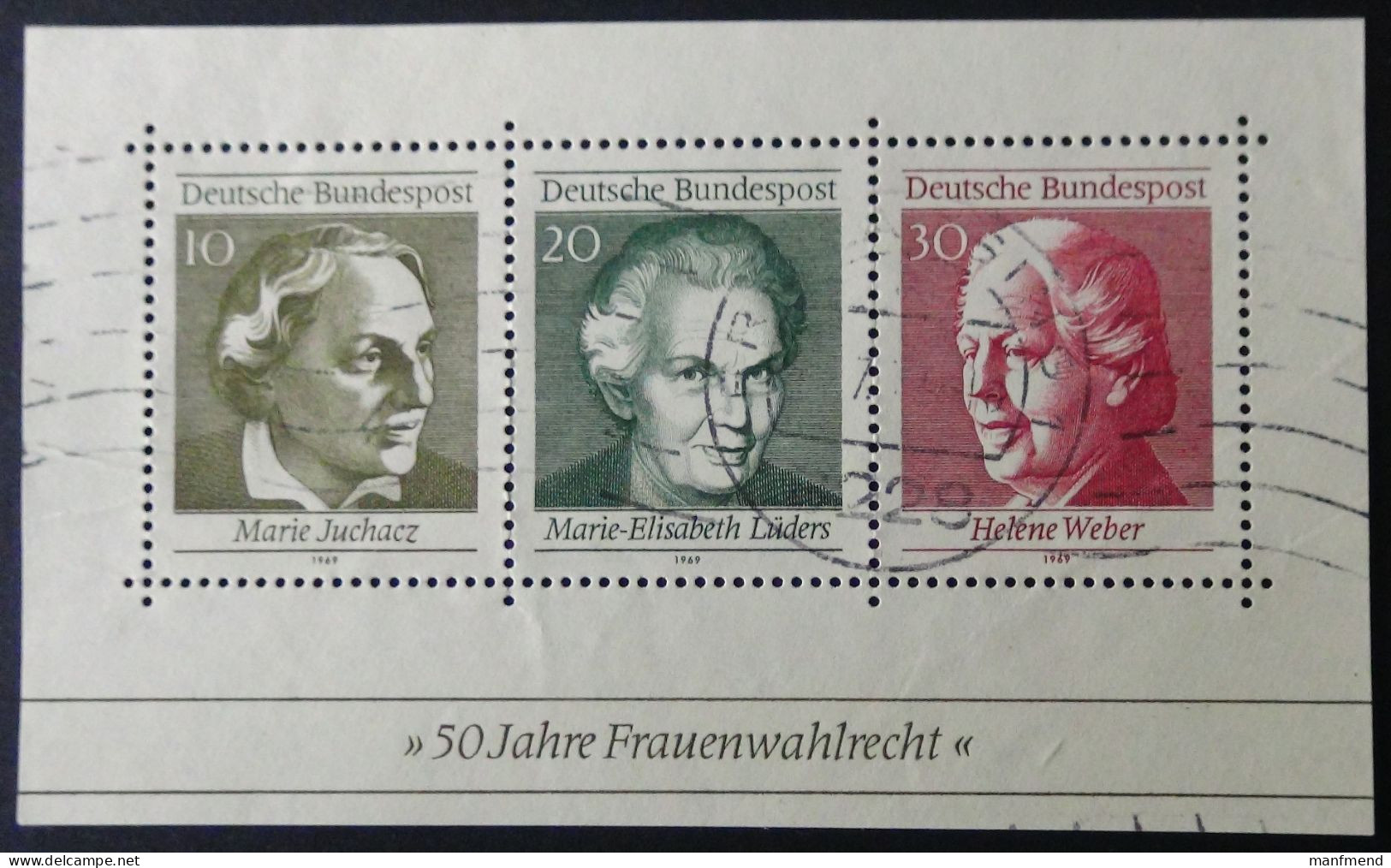 Germany - 1969 - Mi: Bl. 5 O - Look Scan - 1959-1980