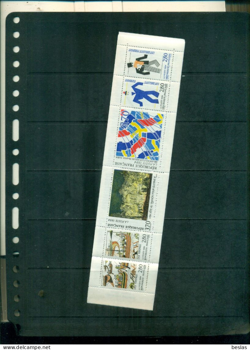 FRANCE RELATIONS CULTURELLES FRANCE-SUEDE 1 CARNET DE 6 TIMBRES NEUF A PARTIR DE 3,50 EUROS - Conmemorativos