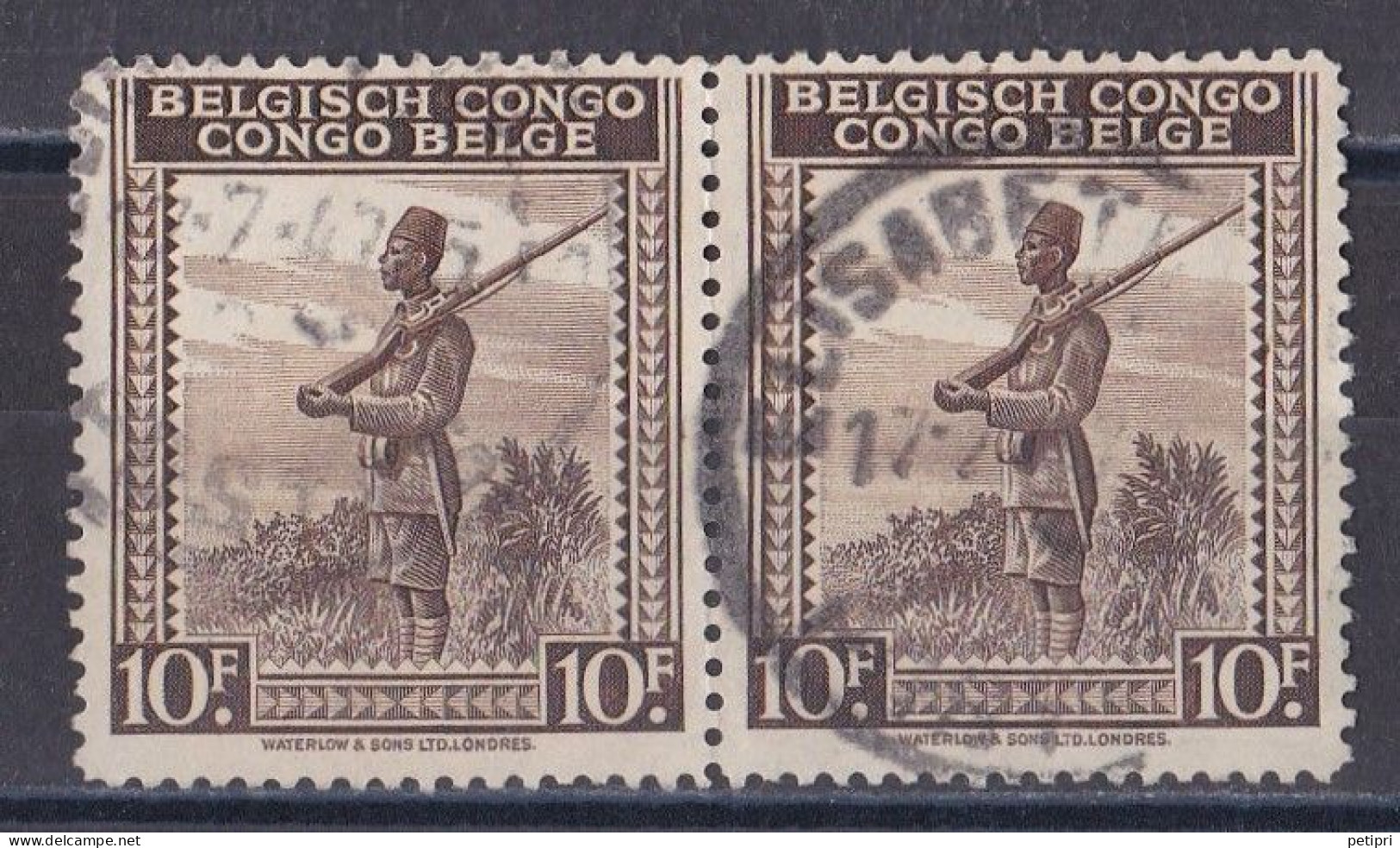 Congo Belge N° 245 Paire Oblitérée - Oblitérés