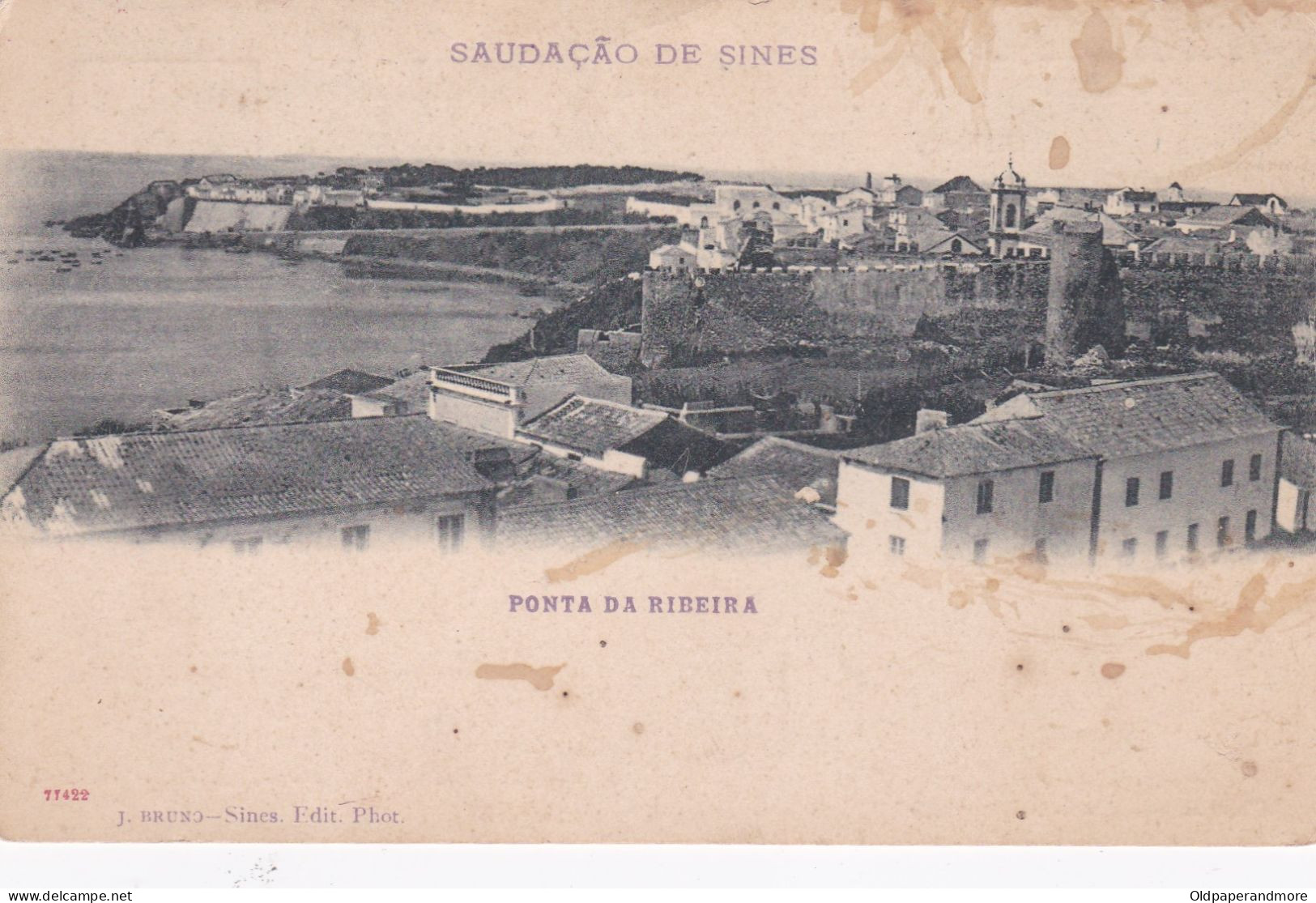 POSTCARD PORTUGAL - SETUBAL - SINES - PONTA DA RIBEIRA - Setúbal