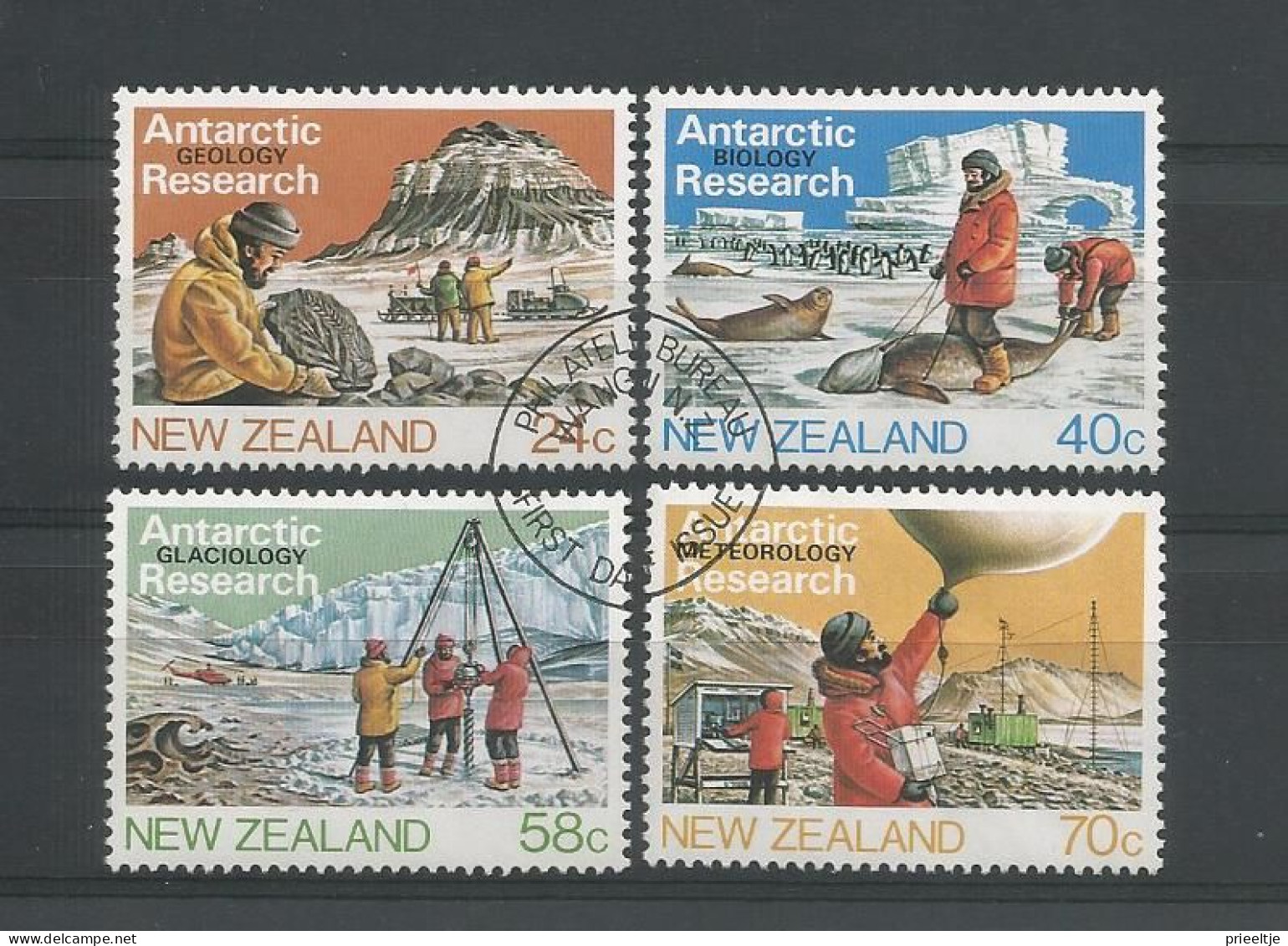 New Zealand 1984 Antarctic Research Y.T. 859/862  (0) - Used Stamps