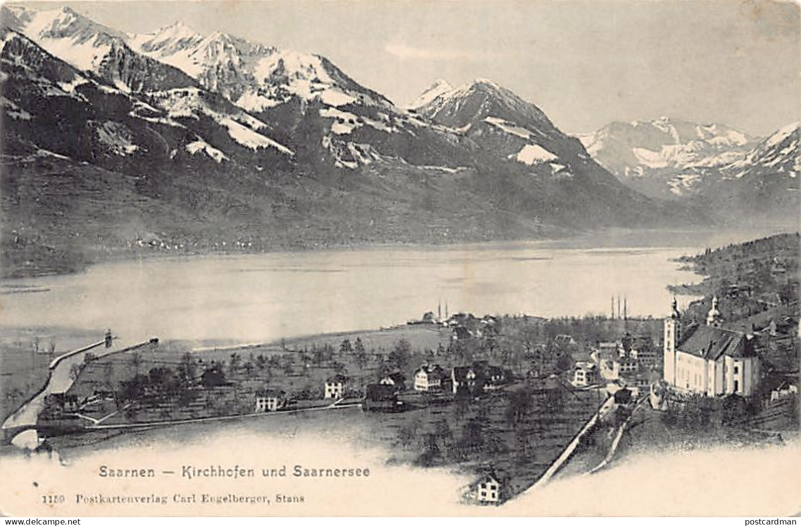 Schweiz - SAARNEN (OW) Kirchhofen Und Saarnersee - Verlag C. Engelberger 1159 - Sarnen