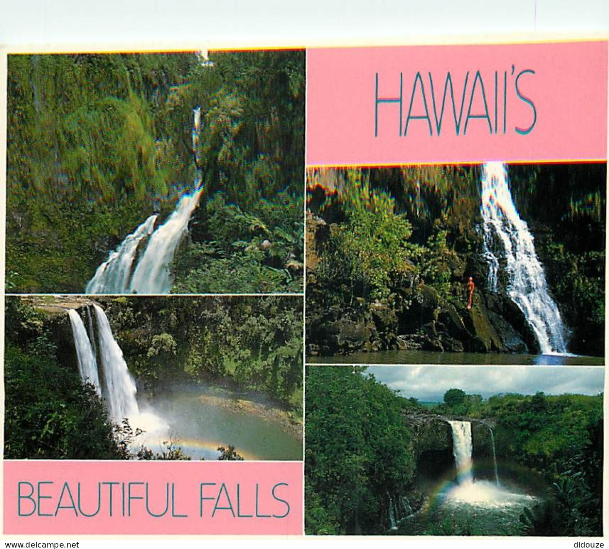 Etats Unis - Hawaï - Beautiful Falls - Cascades - Etat De Hawaï - Hawaï State - CPM - Voir Timbre - Voir Scans Recto-Ver - Other & Unclassified