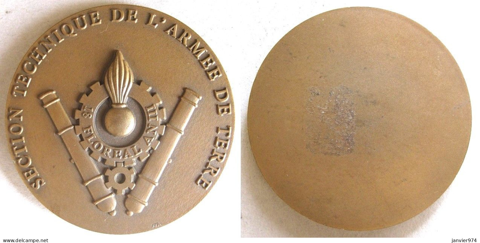 Médaille En Bronze  Section Technique De L'Armée De Terre - Andere & Zonder Classificatie