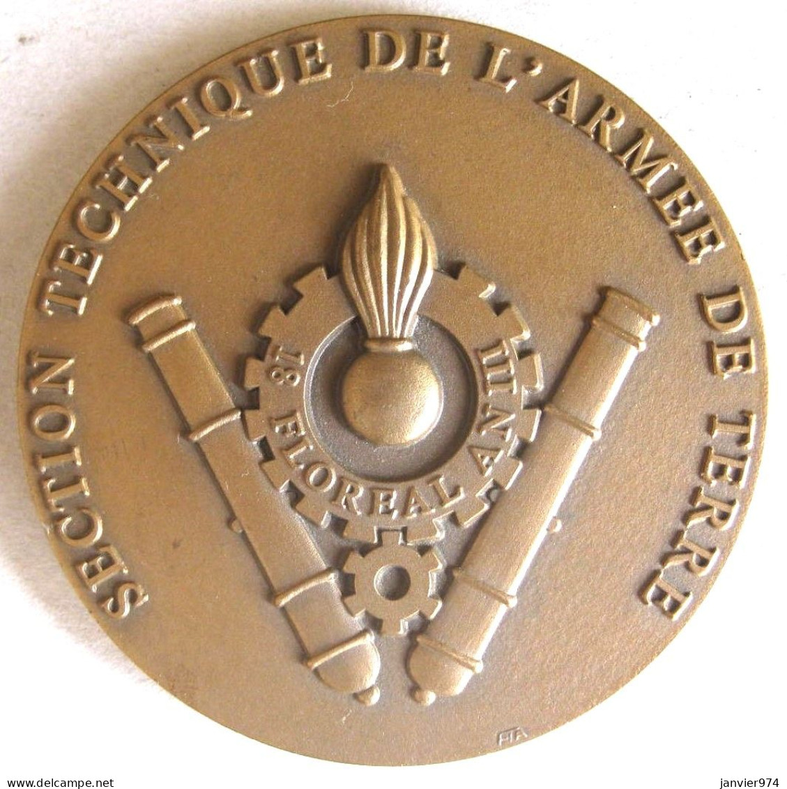 Médaille En Bronze  Section Technique De L'Armée De Terre - Andere & Zonder Classificatie