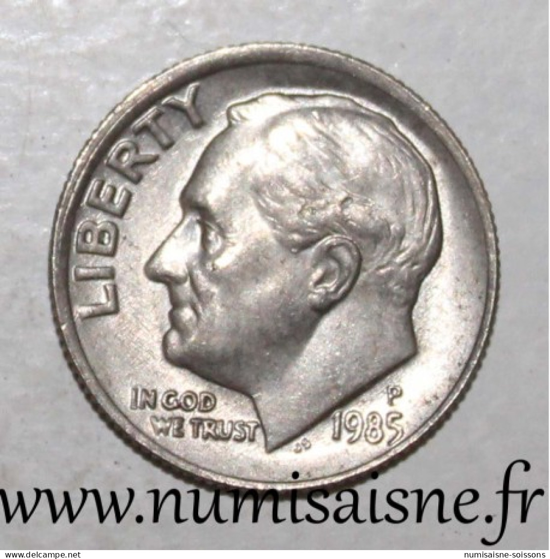 ETATS UNIS - KM 195a - 1 DIME 1985 P - Philadelphie - FRANKLIN ROOSEVELT - TB/TTB - 1946-...: Roosevelt