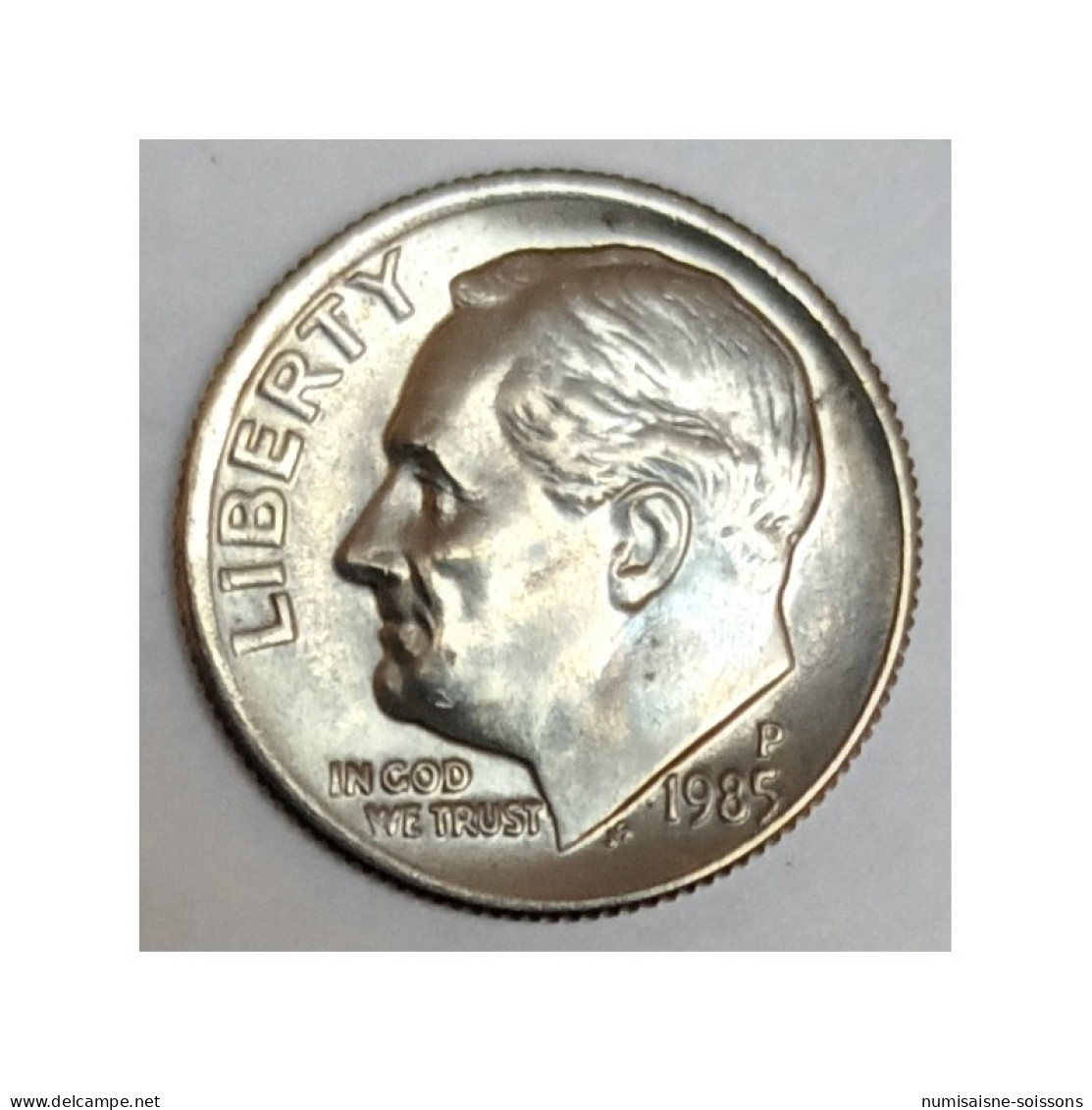 ETATS UNIS - KM 195a - 1 DIME 1985 P - Philadelphie - FRANKLIN ROOSEVELT - TTB/SUP - 1946-...: Roosevelt