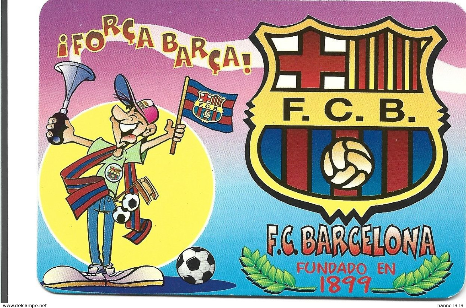 FC Barcelona Calendar 1999 Kalender Calendrier Htje - Petit Format : 1991-00