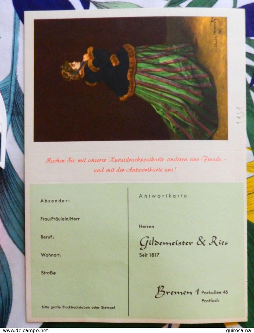 Gildemeister Seide Bremen - 1939 - Kleidung & Textil