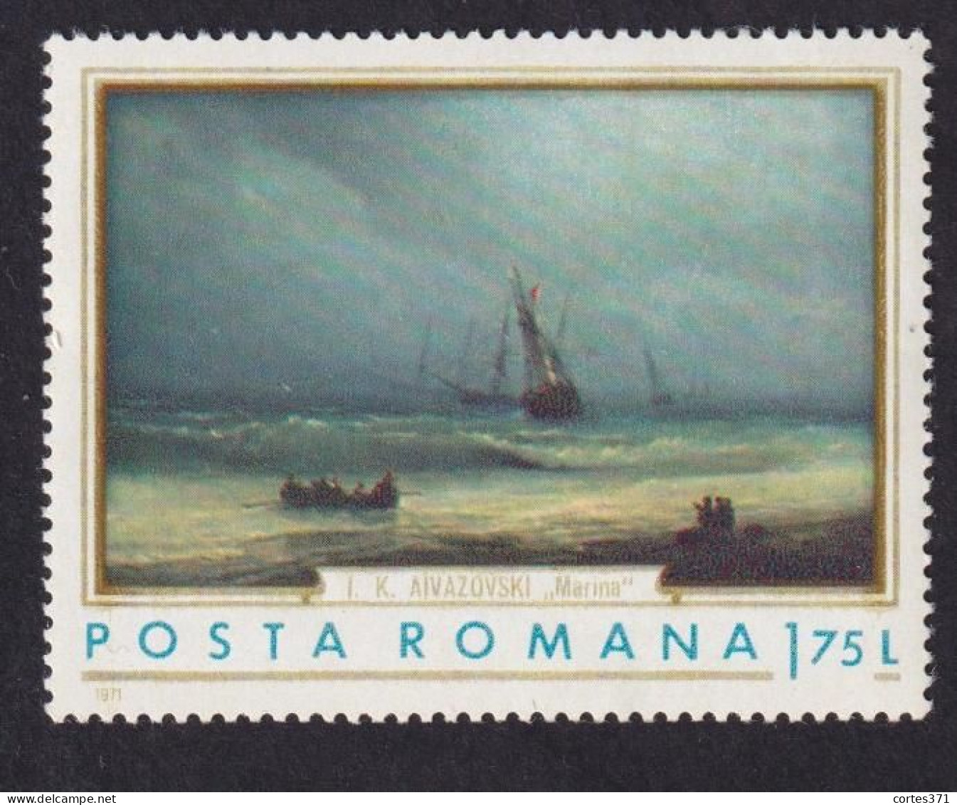 Romania - Mi 2975 - "By The Sea" , By Ivan Aivazovsky - 1971 - MNH - Neufs