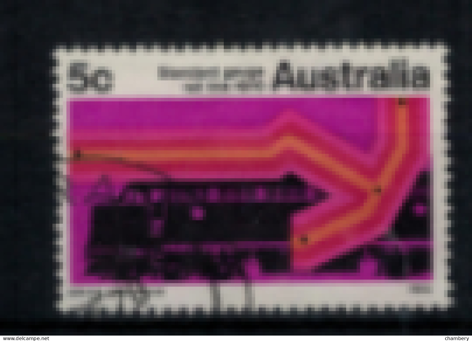 Australie - "Commémoration De L'adoption De L'écartement Des Rails Paour L'Australie" - T. Oblitéré N° 401 De 1970 - Used Stamps