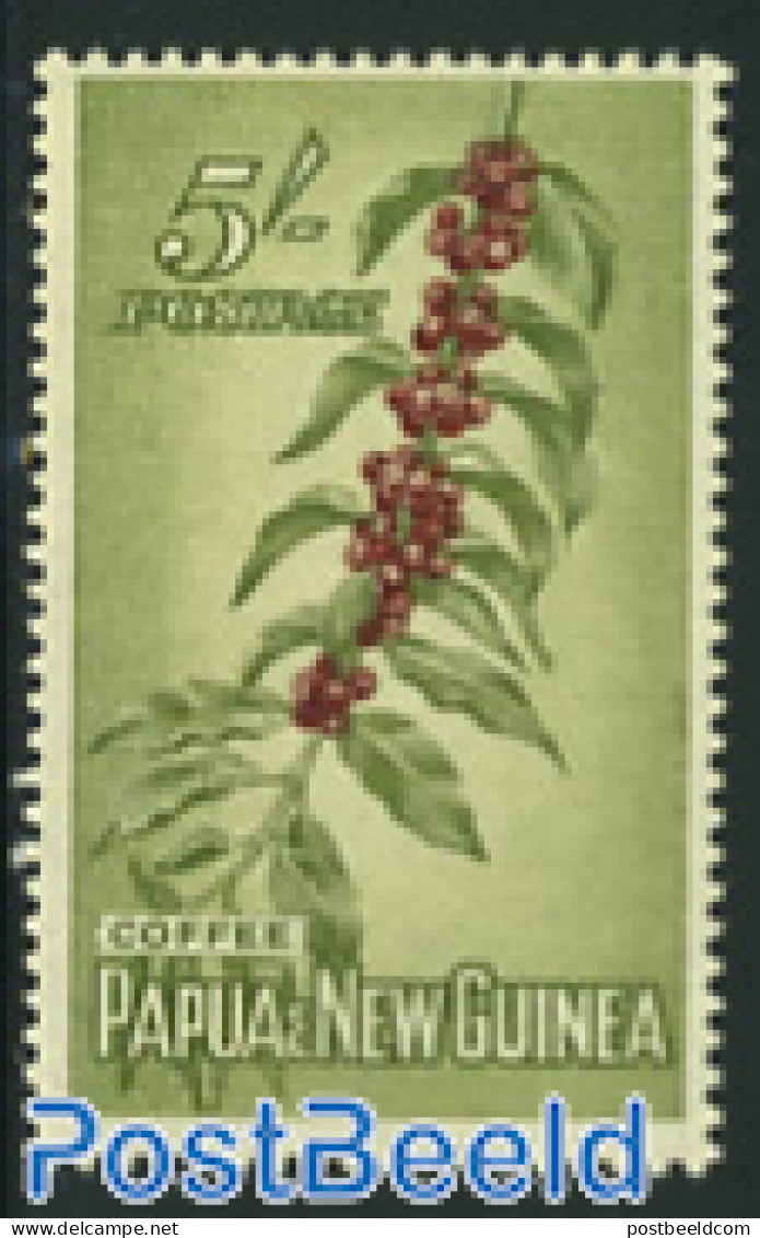 Papua New Guinea 1958 5Sh, Stamp Out Of Set, Unused (hinged), Nature - Fruit - Fruits