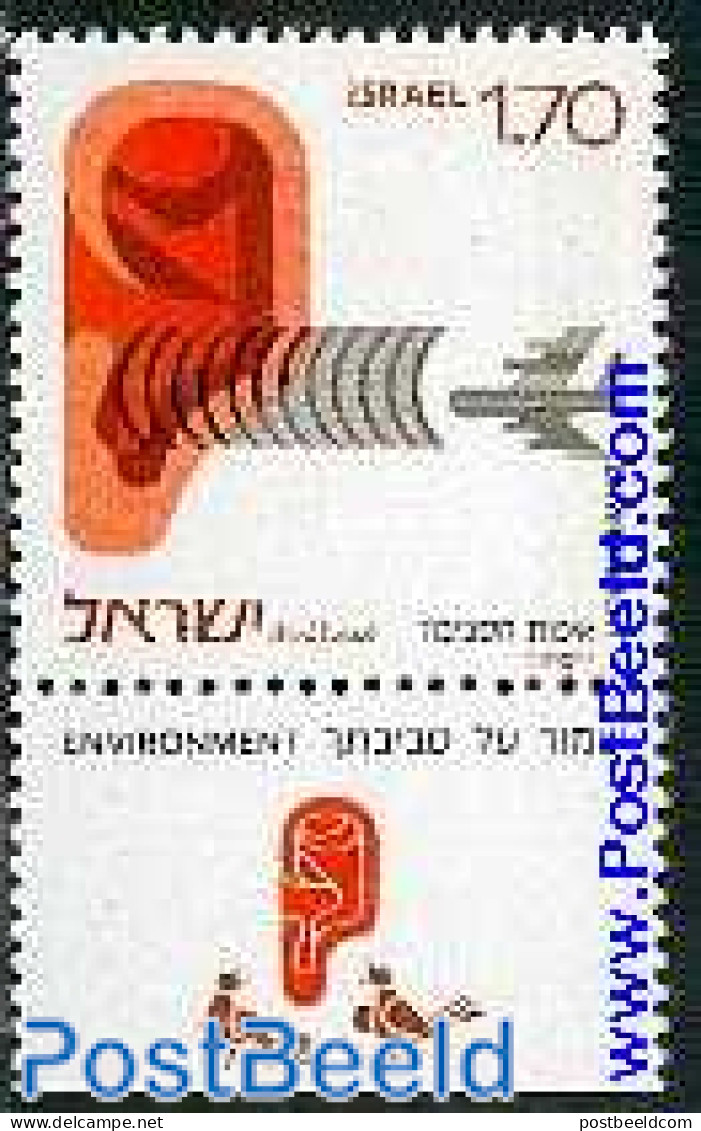 Israel 1975 Noise Reduction 1v, Perf. 13, Mint NH, Nature - Environment - Ungebraucht (mit Tabs)