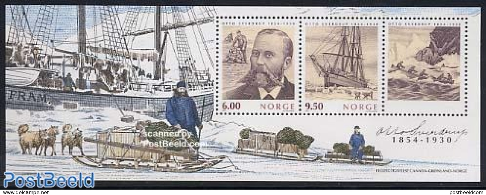 Norway 2004 Otto Sverdrup S/s, Joint Issue Canada, Greenland, Mint NH, History - Nature - Transport - Various - Explor.. - Neufs