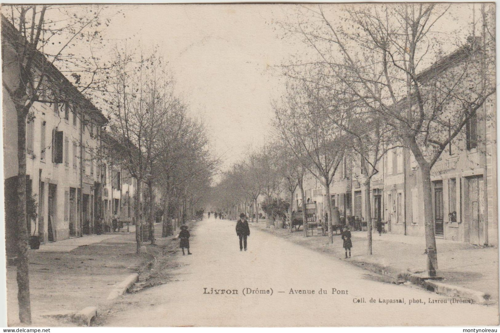 Drôme : LIVRON  :  Avenue  Du  Pont  1914 - Livron