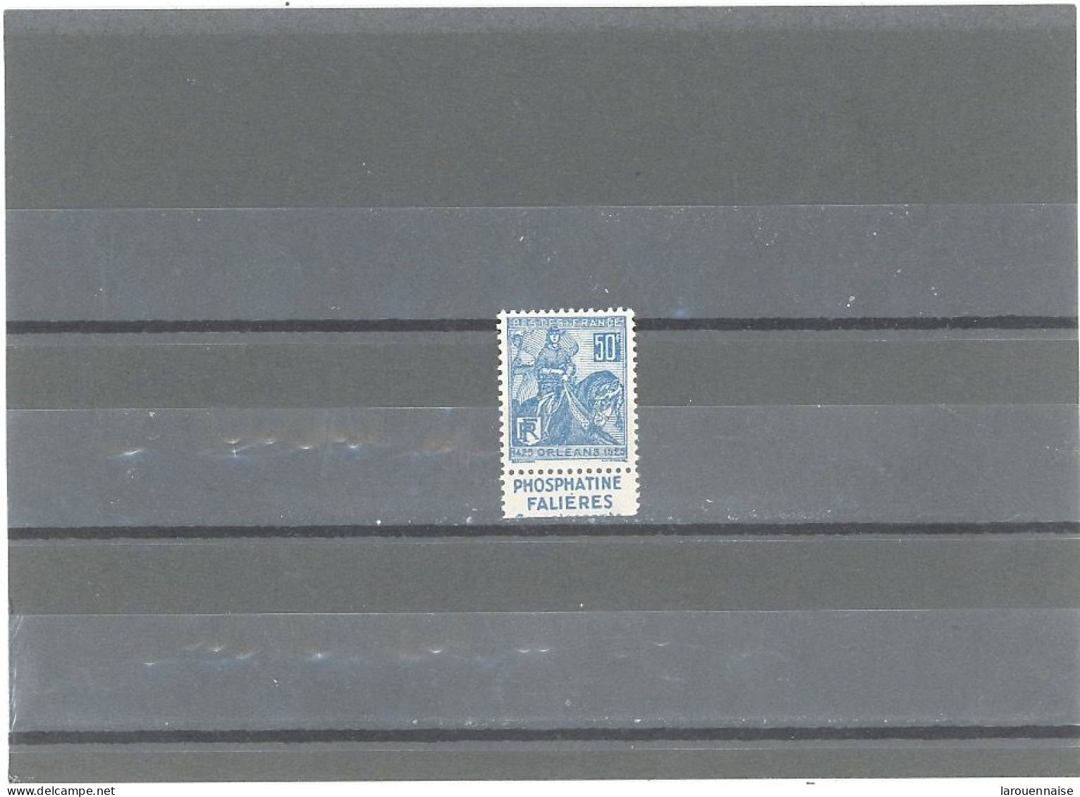 BANDE PUB -N°257 B  N*-JEANNE D'ARC  (TYPE II) PUB FALIÈRES -MAURY 160 - Unused Stamps