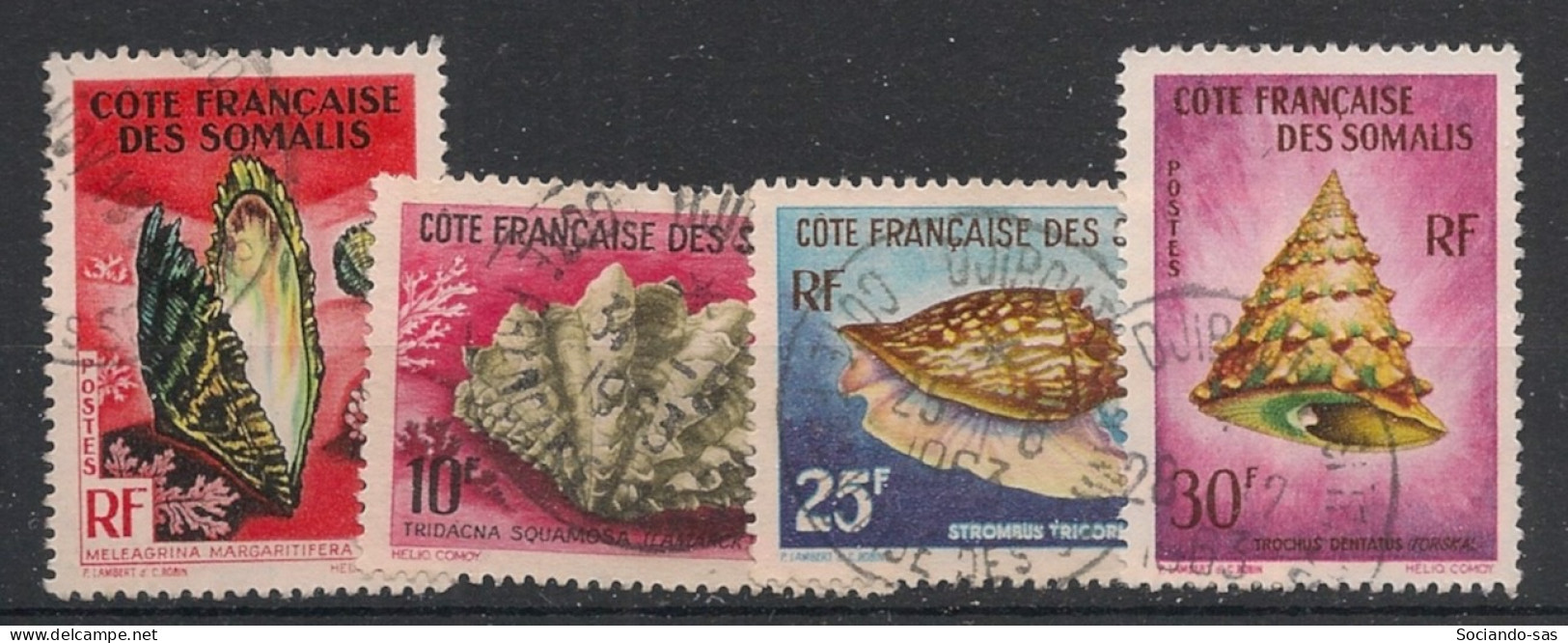 COTE DES SOMALIS - 1962 - N°YT. 311 à 314 - Série Complète - Oblitéré / Used - Oblitérés