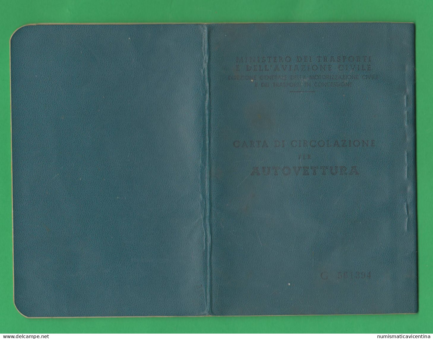 Libretto Auto Peugeot 204 Del 1969 + Foglio Complementare Documenti Auto Carte Grise Peugeot 204 Carta Circolazione - Voitures