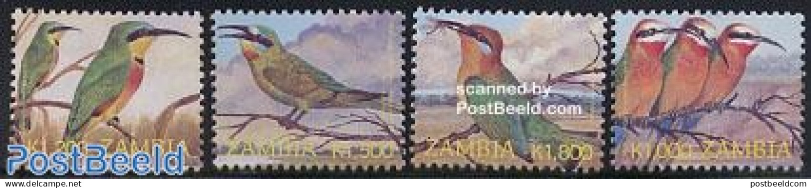 Zambia 2003 Birds 4v, Mint NH, Nature - Birds - Zambia (1965-...)