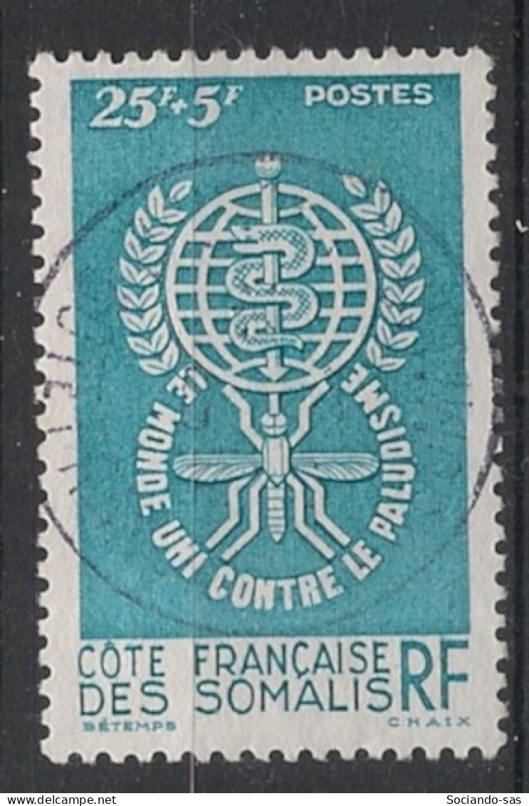 COTE DES SOMALIS - 1962 - N°YT. 304 - Paludisme - Oblitéré / Used - Used Stamps