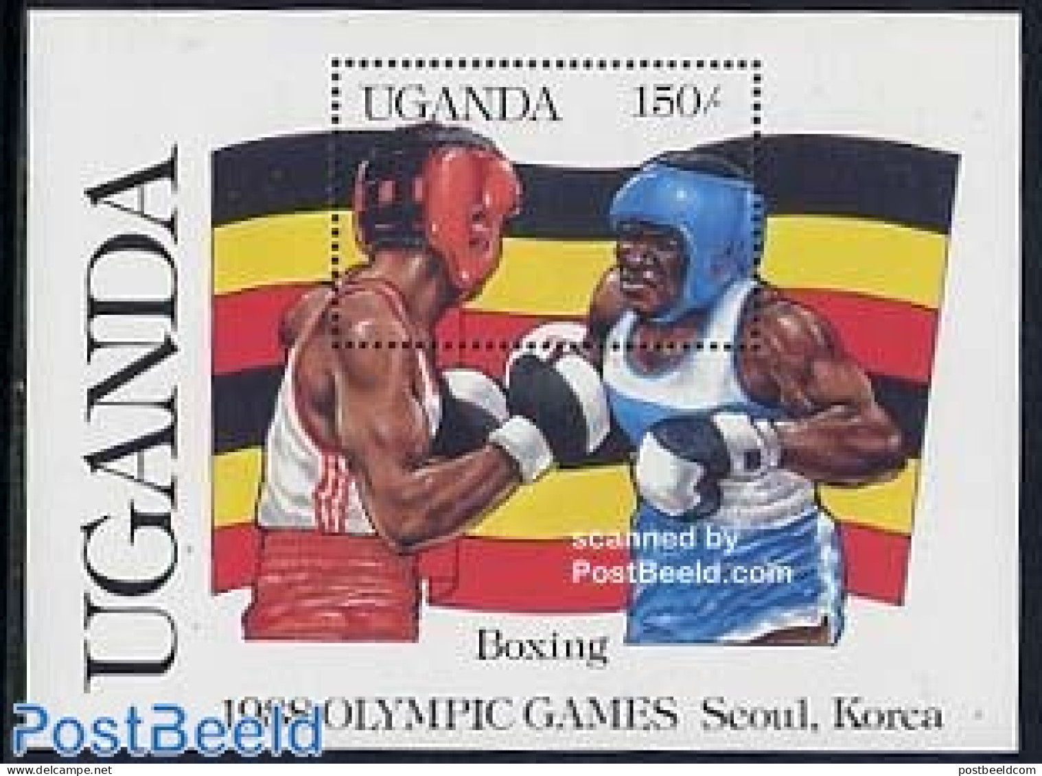 Uganda 1987 Olympic Games Seoul S/s, Mint NH, Sport - Boxing - Olympic Games - Pugilato