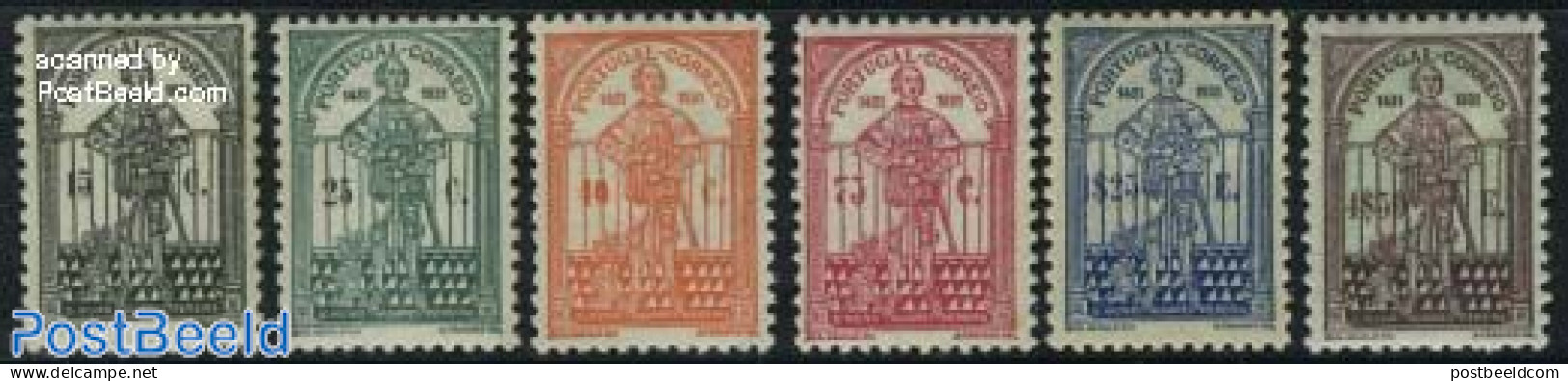 Portugal 1931 Dom Nuno Alvares 6v, Unused (hinged), Religion - Religion - Neufs