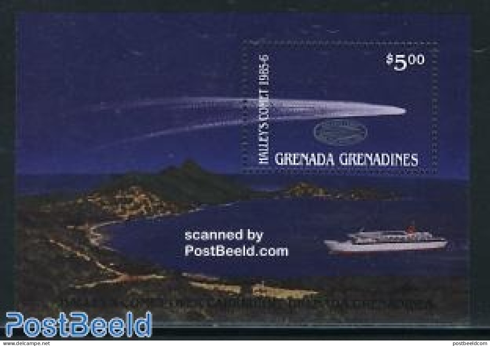 Grenada Grenadines 1986 Halleys Comet S/s, Mint NH, Science - Astronomy - Halley's Comet - Astrologie