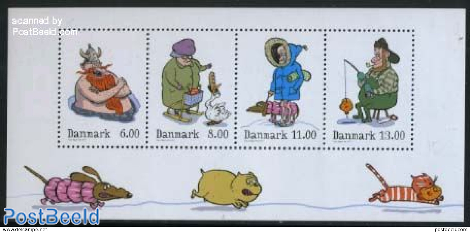 Denmark 2011 Winter Stories, Comics S/s, Mint NH, Art - Comics (except Disney) - Nuovi