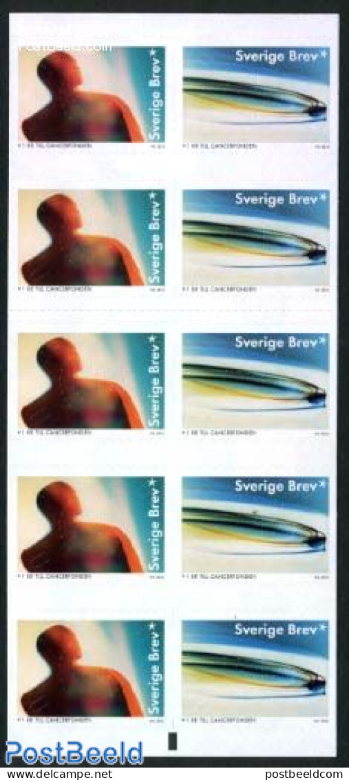 Sweden 2012 Cancer Fund Booklet S-a, Mint NH, Health - Health - Stamp Booklets - Nuovi