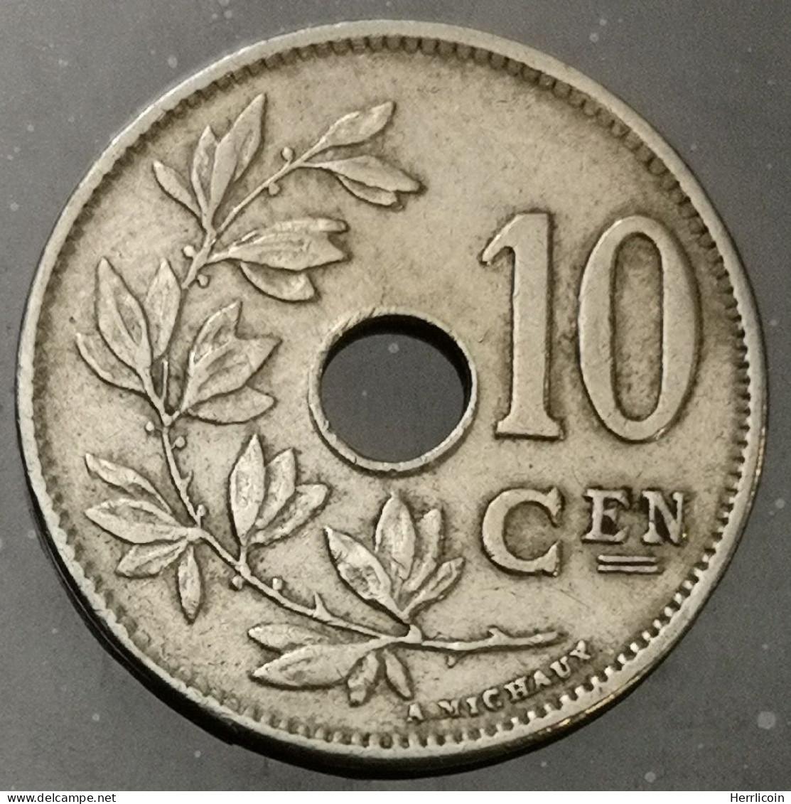 Monnaie Belgique - 1925 (surfrappe 1923/1925) - 10 Centimes - Albert Ier - Type Michaux En Néerlandais - 10 Centimes