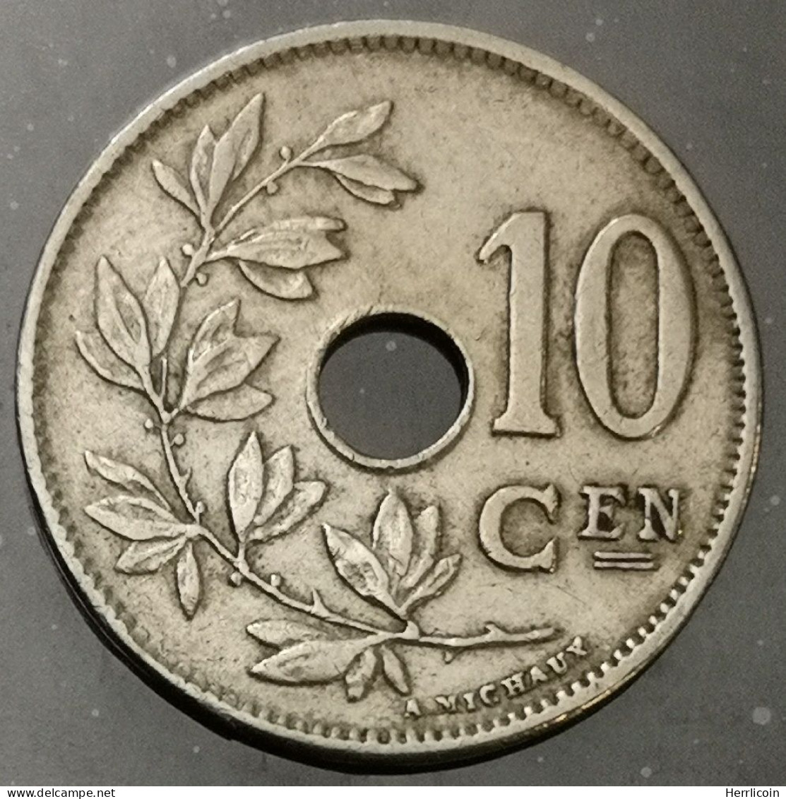 Monnaie Belgique - 1925 (surfrappe 1923/1925) - 10 Centimes - Albert Ier - Type Michaux En Néerlandais - 10 Cents