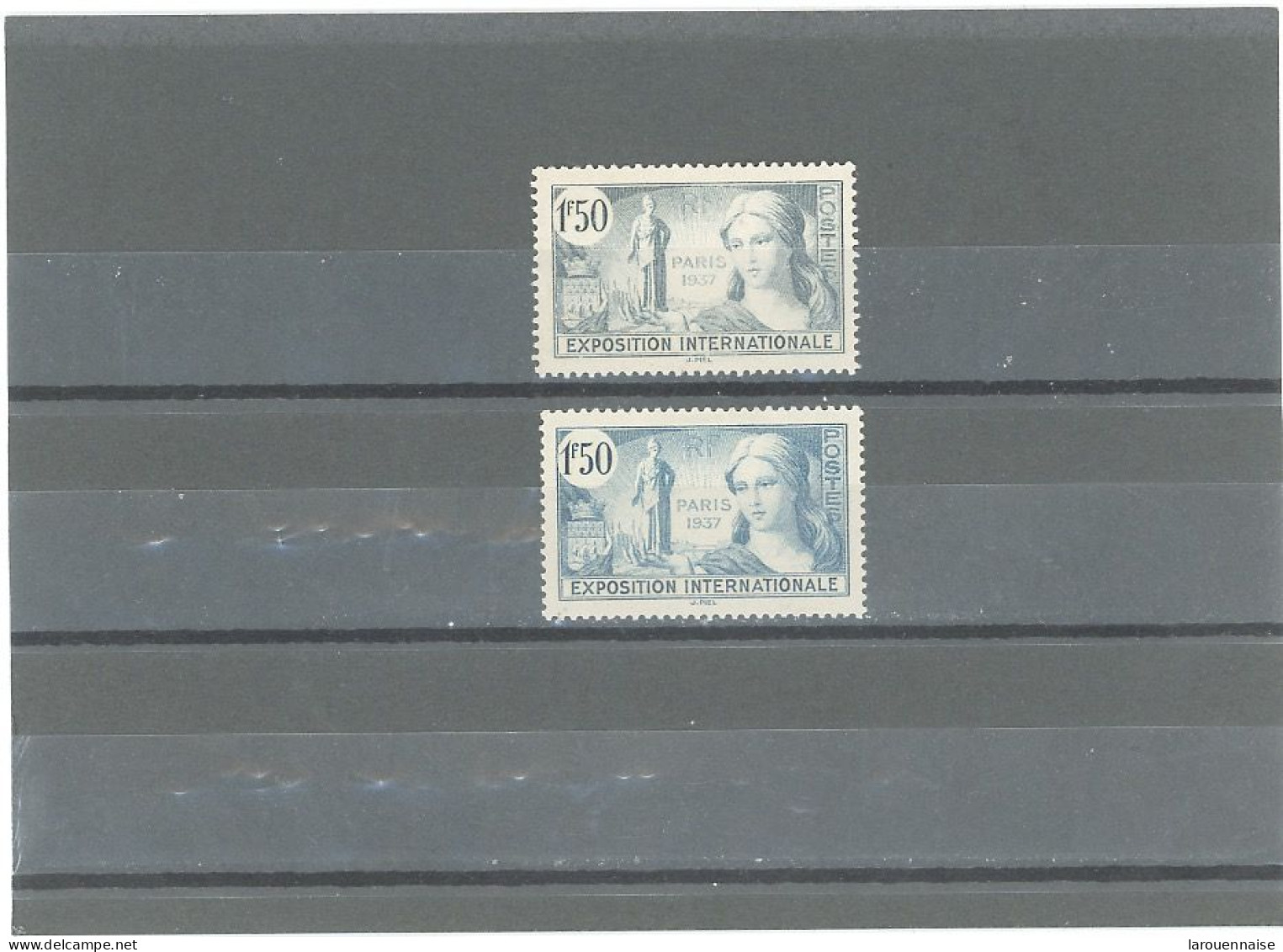 VARIÉTÉS -N°336 N**- NUANCE GRIS VERT - - Unused Stamps