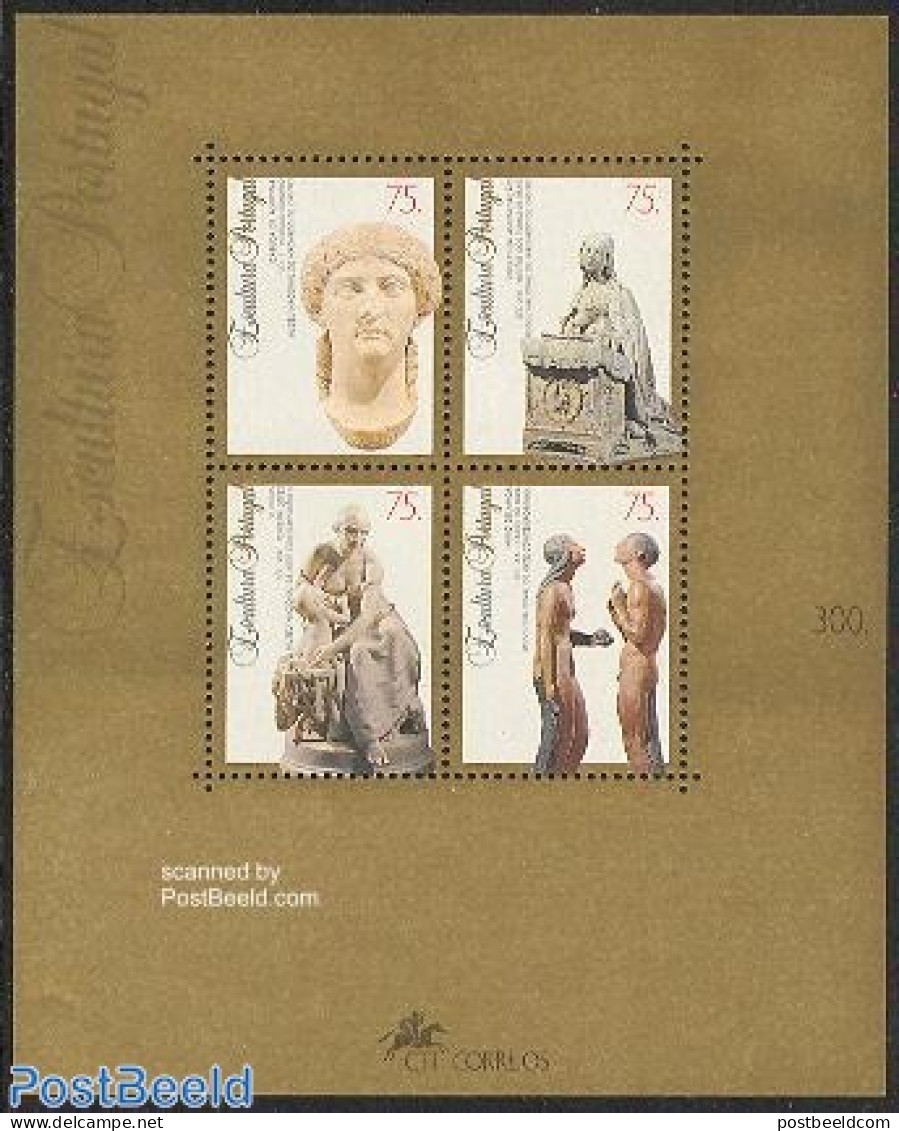 Portugal 1993 Sculptures S/s, Mint NH, Art - Sculpture - Unused Stamps