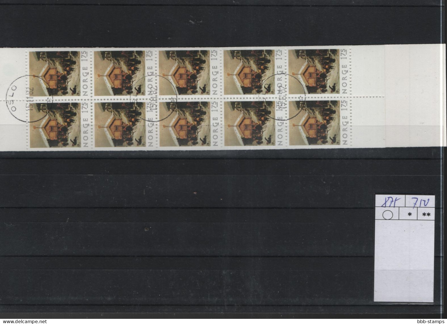 Norwegen Michel Cat.No. Booklet Used 875  - Postzegelboekjes