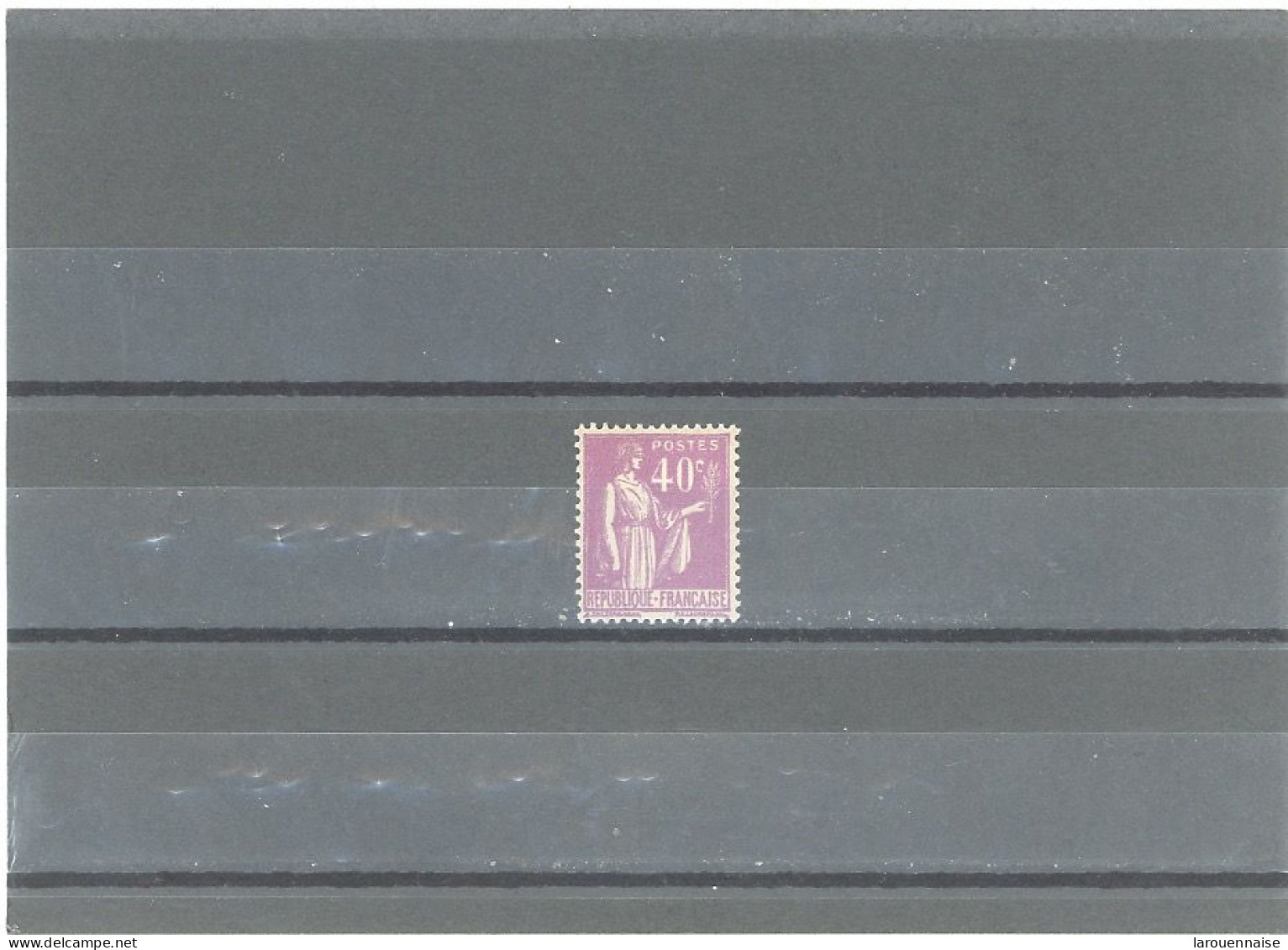 VARIÉTÉS -N°281 A - TYPE II N*- TYPE PAIX 40c LILAS - Unused Stamps