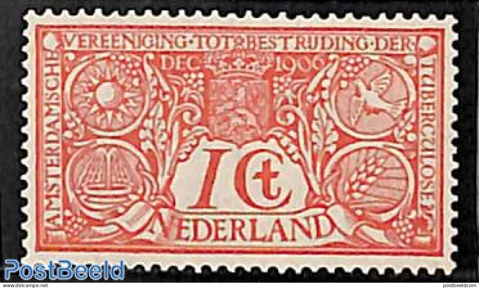 Netherlands 1906 1+1c, Stamp Out Of Set, Mint NH, Health - Health - Nuevos