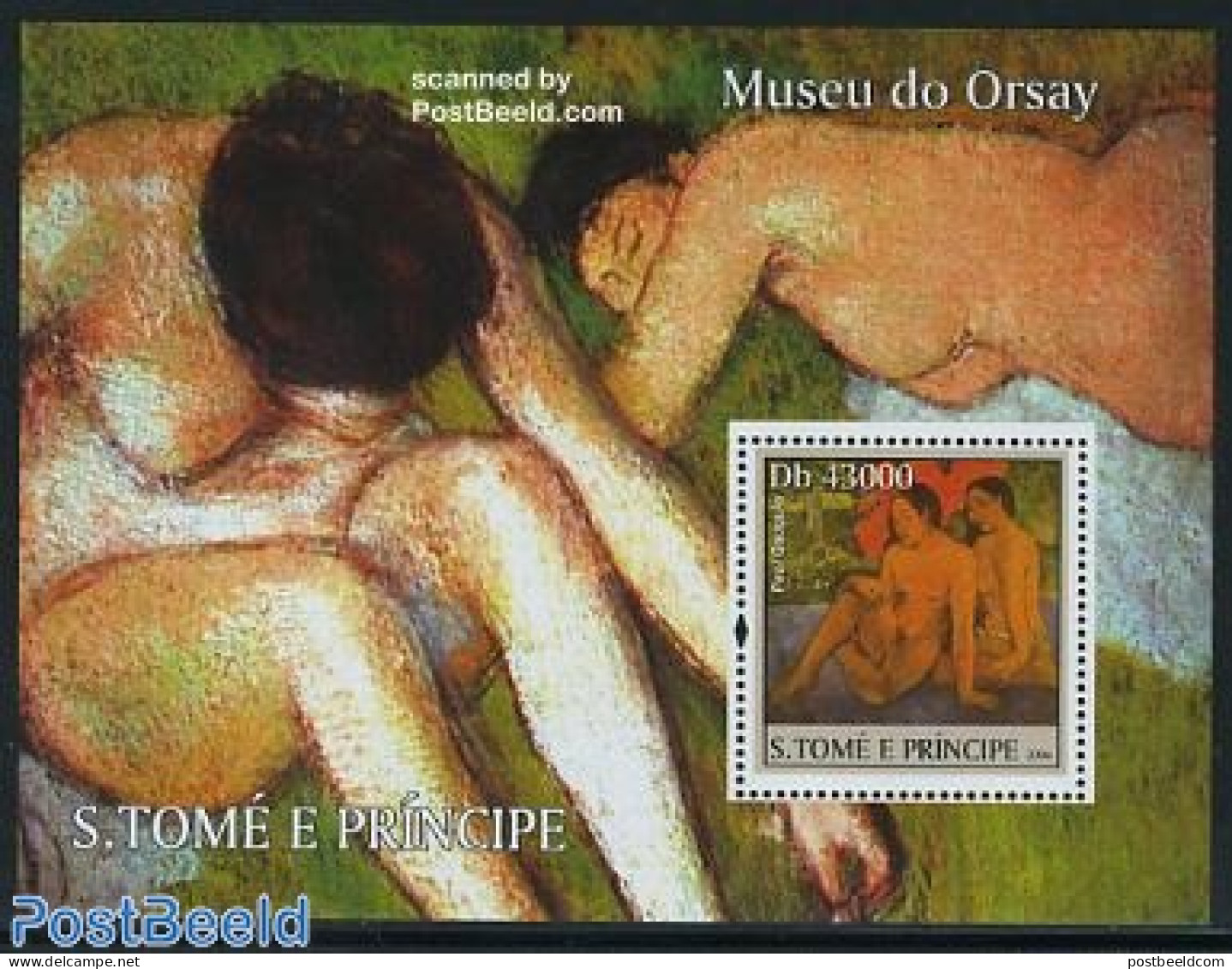 Sao Tome/Principe 2004 Orsay Museum, Gaugin S/s, Mint NH, Art - Museums - Paintings - Paul Gauguin - Museums