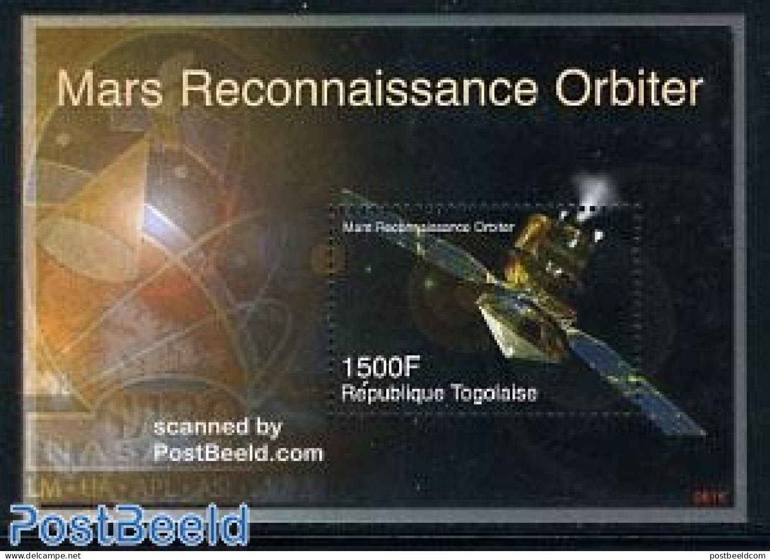 Togo 2006 Mars Reconnaissance Orbiter S/s, Mint NH, Transport - Space Exploration - Togo (1960-...)