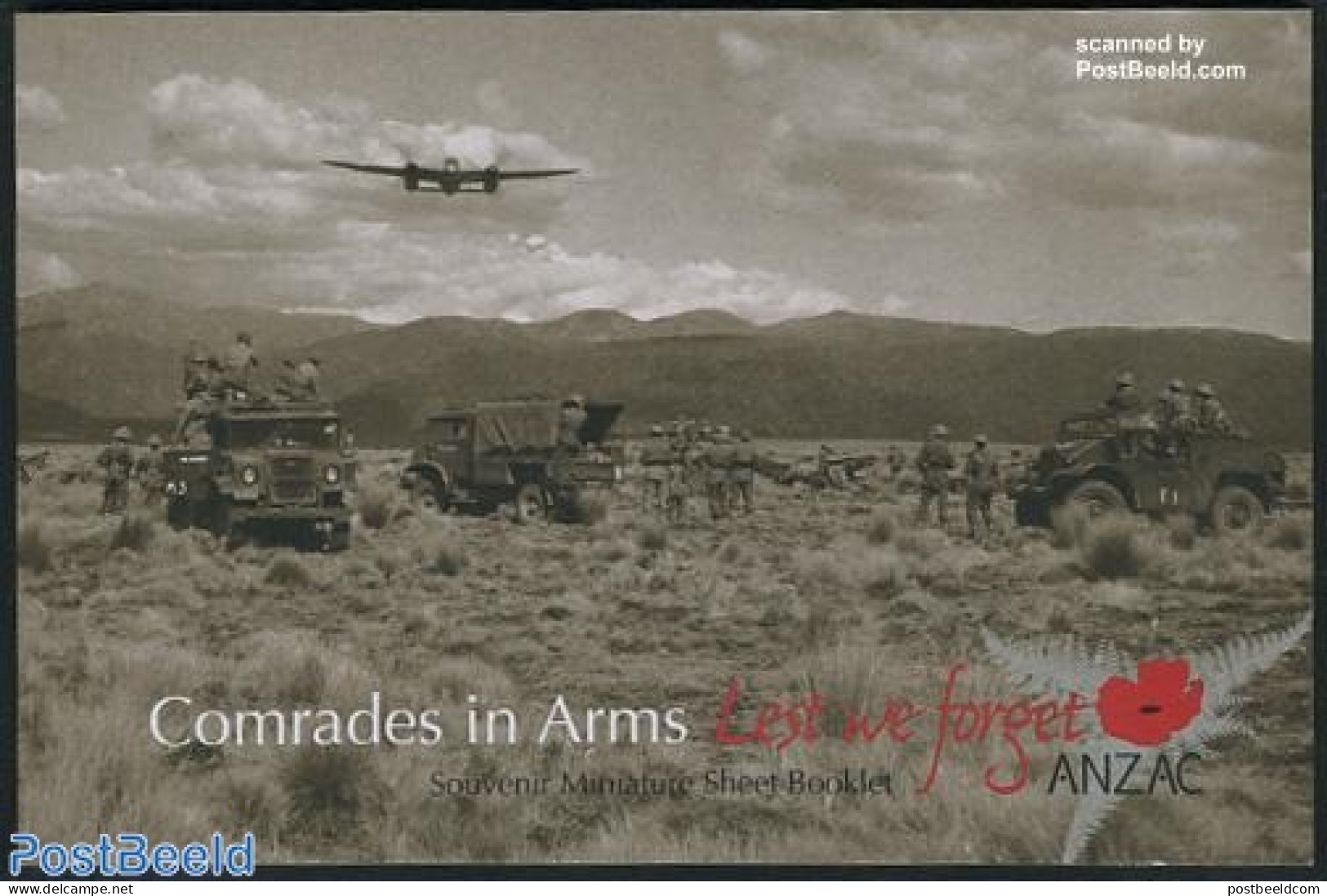 New Zealand 2009 ANZAC Prestige Booklet, Mint NH, History - Transport - World War II - Stamp Booklets - Helicopters - .. - Unused Stamps