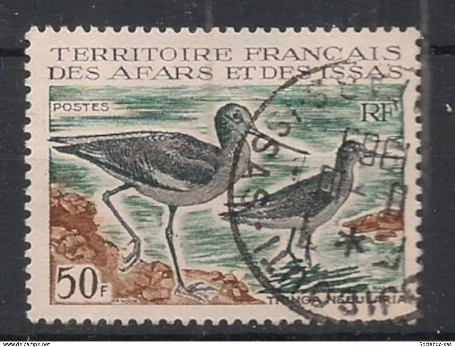 AFARS ET ISSAS - 1967 - N°YT. 331 - Oiseau 50f - Oblitéré / Used - Usati