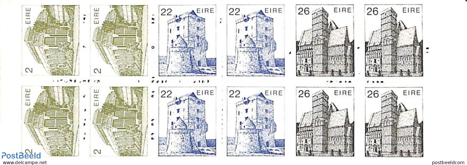 Ireland 1985 Architecture Booklet, Mint NH, Stamp Booklets - Ungebraucht